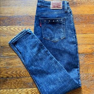 Levi’s studded jeans for women size 28